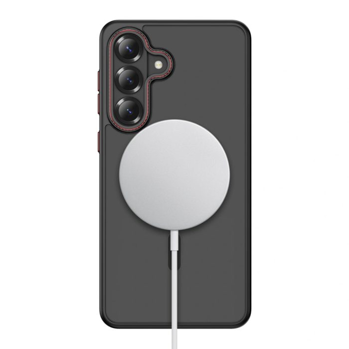 Ringke - Tech-Protect Mobilskal För Galaxy S26 Plus Magsafe Magcam - Svart/Röd