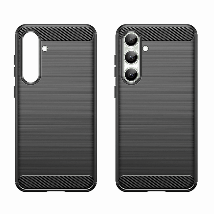 OEM - Galaxy A56/A36 Mobilskal Carbon Flexible - Svart