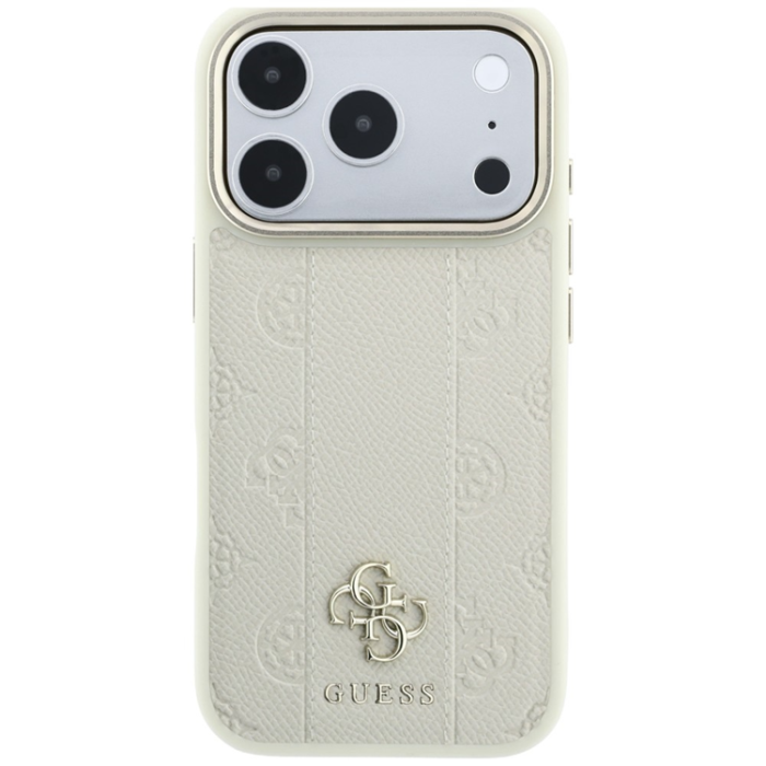 Guess - Guess Mobilskal För iPhone 18 Pro/17 Pro Magsafe Stripe Peony 4G Logo