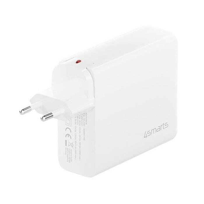 4smarts - 4smarts Snabbladdare 200W 4xUSB-C GaN FlexPro - Vit