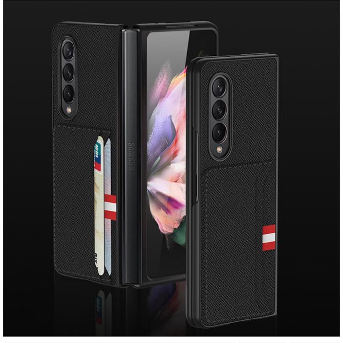 GKK - GKK Korthållare Skal Samsung Galaxy Z Fold 3 - Svart