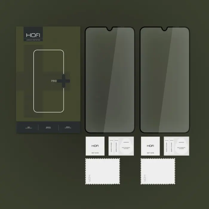 Hofi - [2-PACK] Hofi Galaxy A05s Skärmskydd i Härdat glas Pro Plus - Clear