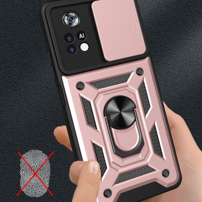 UTGATT - Camshield Pro Skal Xiaomi Poco X4 Pro 5G - Svart
