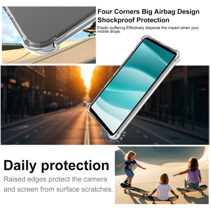 Imak - IMAK Sony Xperia 1 VII Mobilskal Airbag Shockproof TPU - Clear