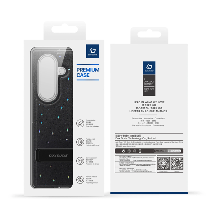 Dux Ducis - Dux Ducis Galaxy Z Fold 7 Mobilskal Stex - Svart