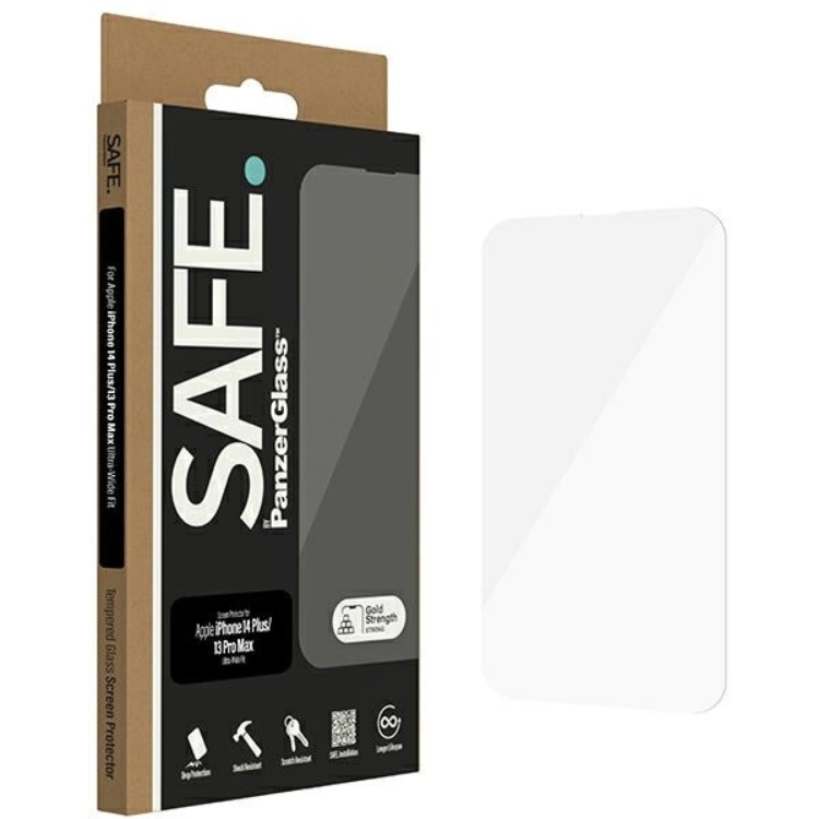 PanzerGlass iPhone 14 Plus Härdat Glas Skärmskydd Ultra-Wide Fit - Clear | 5468 | AlltMobil