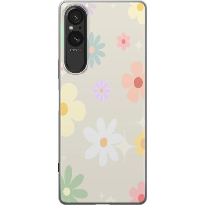 iSecrets - Mobilskal till Sony Xperia 10 VI med fejdande blommor