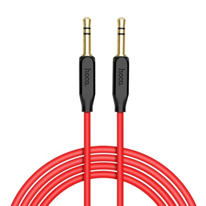 UTGATT1 - Hoco AUX Uttag 3.5 mm Ljud Kabel 1m - Svart