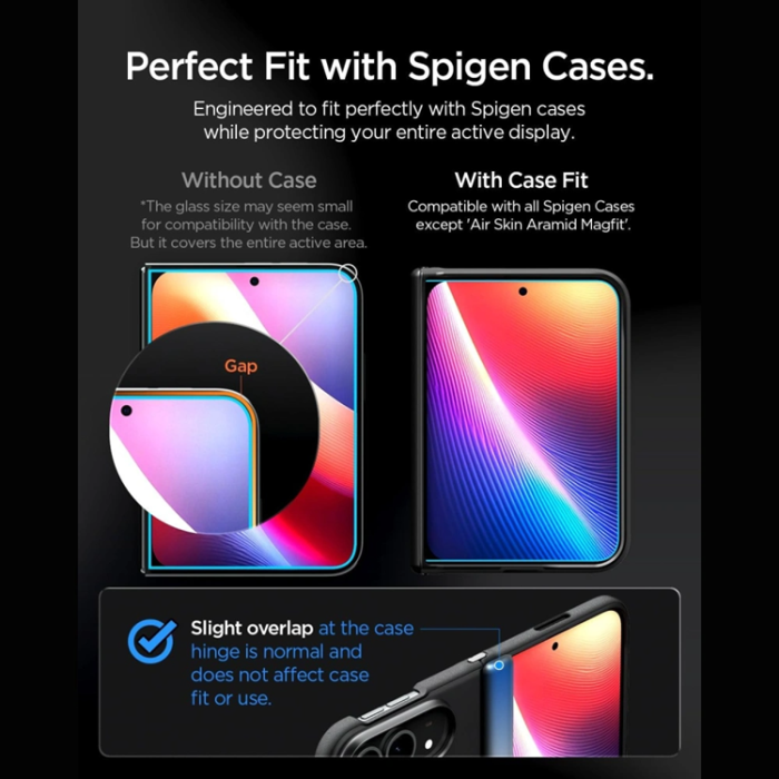 Spigen - Spigen [2-Pack] Härdat Glas Skärmskydd För iPhone Duo Ez Fit - Clear