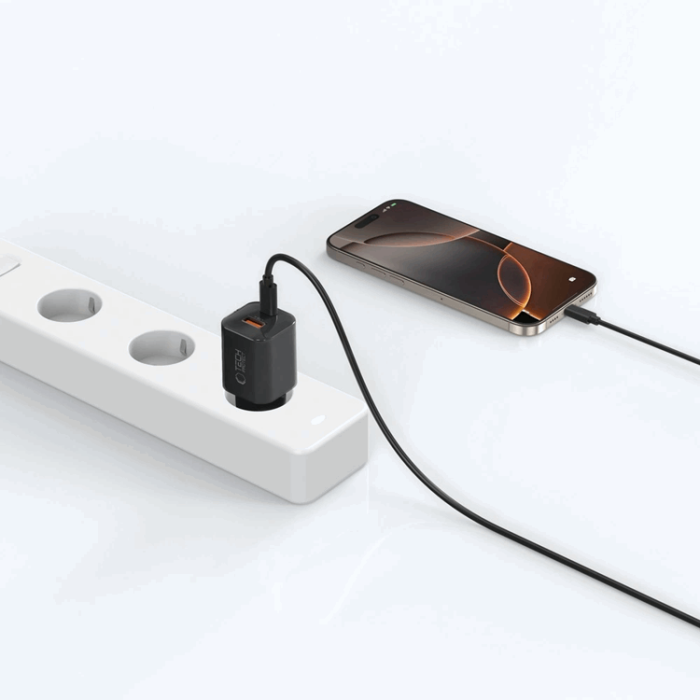 Tech-Protect - Tech-Protect Snabbladdare 33W NCM 2-Port QC3.0 - Svart