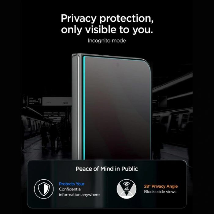Spigen - Spigen Härdat Glas Skärmskydd För iPhone Duo Privacy