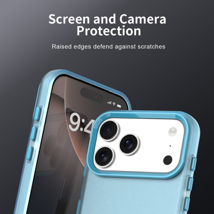 A-One Brand - iPhone 17 Pro Mobilskal Matte Anti-Drop - Blå