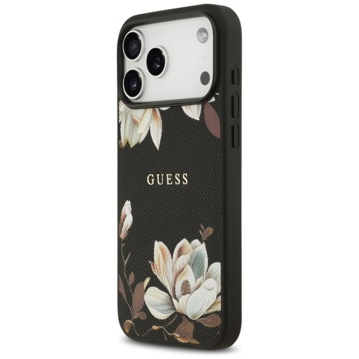 Guess - Guess iPhone 17 Pro Max Mobilskal Magsafe Classic Logo - Svart