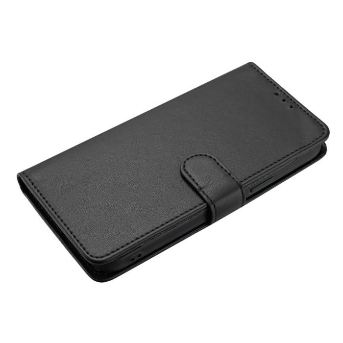 OEM - Samsung Galaxy S26 Ultra Fodral Äkta Läder Ställ - Svart