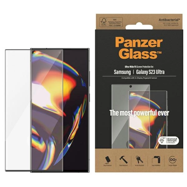 SAFE By PanzerGlass Galaxy S23 Ultra Härdat glas Skärmskydd | 5468 | AlltMobil