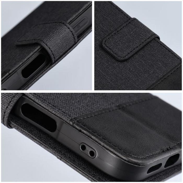 A-One Brand - iPhone 17 Pro Plånboksfodral Gomma - Svart