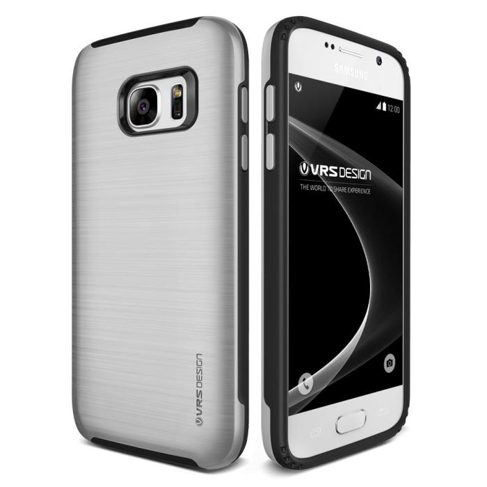 UTGATT5 - Verus Verge Skal till Samsung Galaxy S7 - Silver