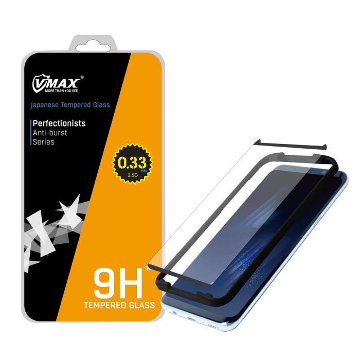 UTGATT4 - VMAX Skal Kompatibel Tempered Glass till Samsung Galaxy Note 8