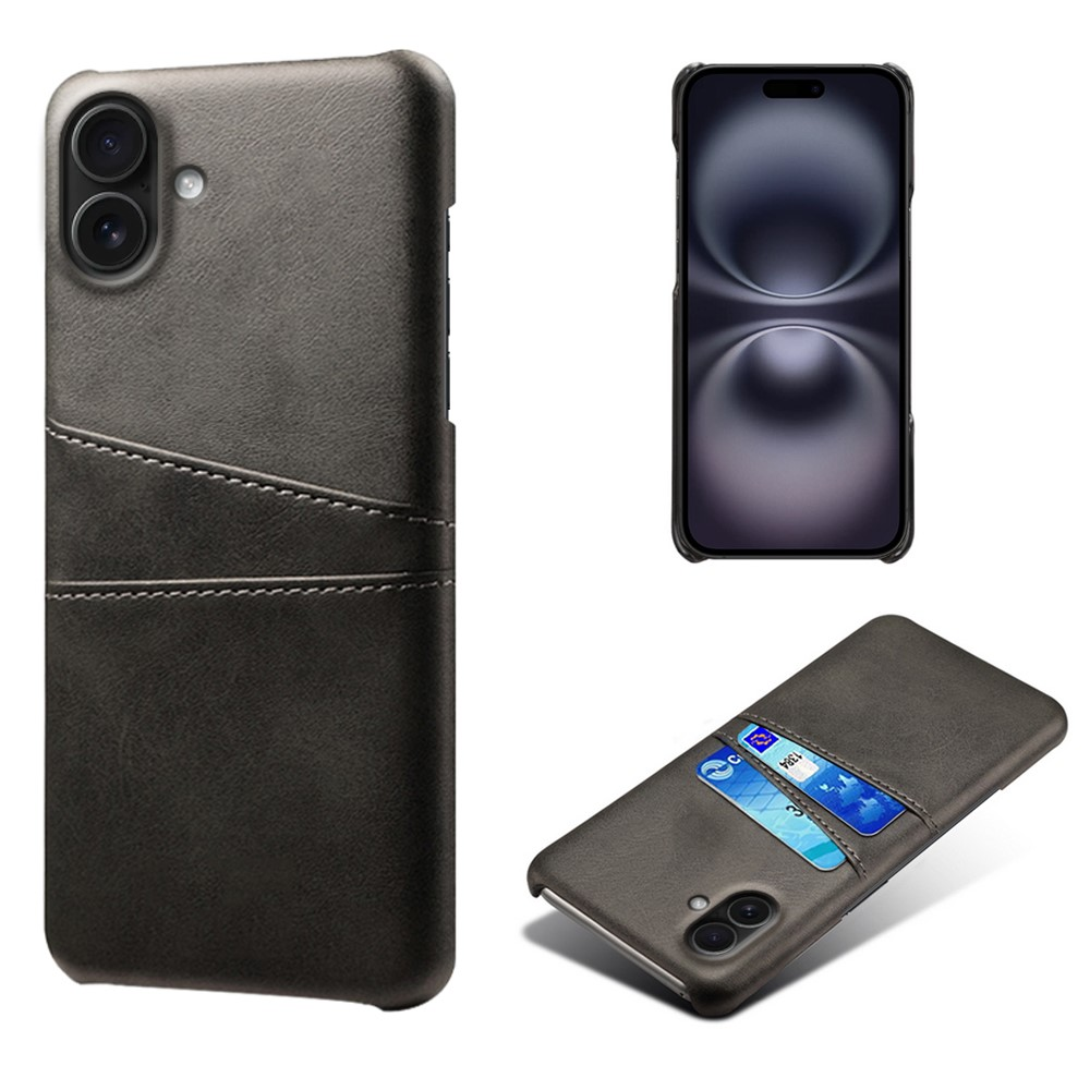 iPhone 17 Mobilskal Korthållare Dual - Svart | 2353 | AlltMobil