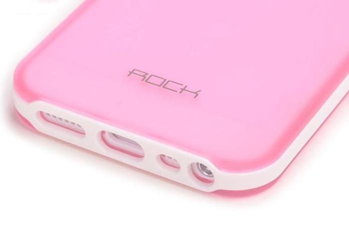 ROCK - Rock Joyful Skal till Apple iPhone 5/5S/SE (Orange) + HD Skärmskydd