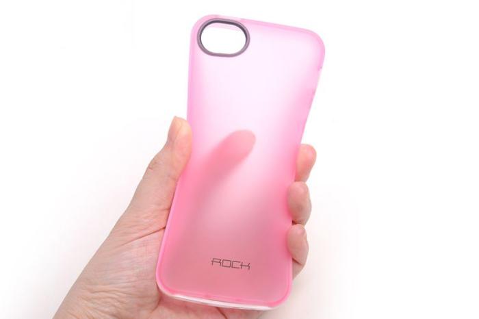 ROCK - Rock Joyful Skal till Apple iPhone 5/5S/SE (Orange) + HD Skärmskydd
