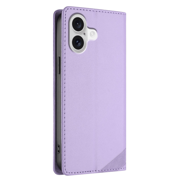 A-One Brand - iPhone 17 Plånboksfodral Punk Style Imprinted - Ljuslila