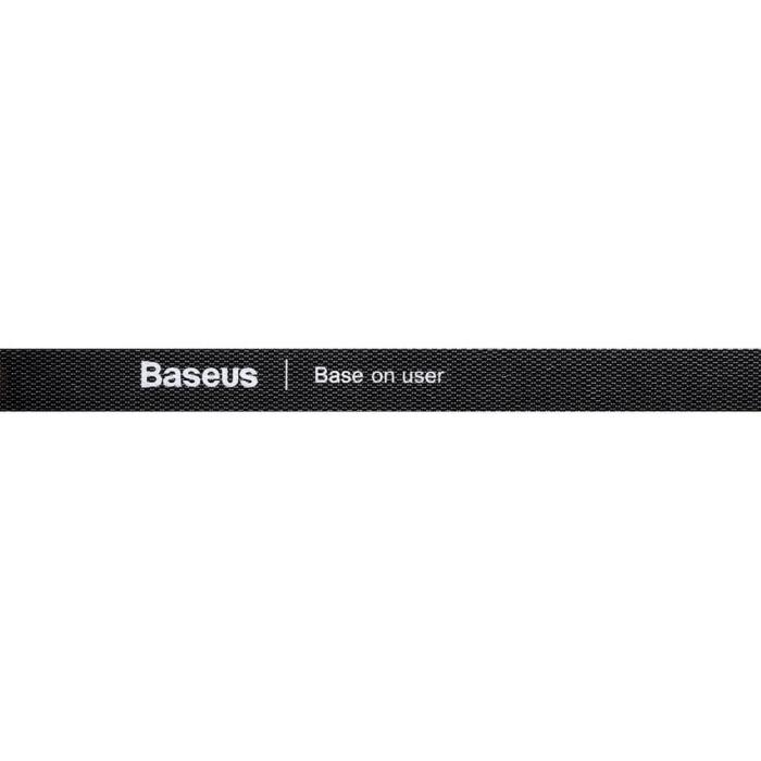BASEUS - Baseus Rainbow Circle Velcro Straps organizing Kabels 1m Svart