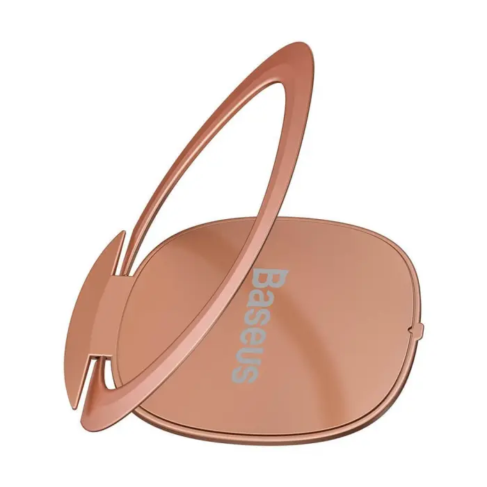 BASEUS - Baseus Ringhållare Ultra-Thin Self-adhesive kickstand - Rosa