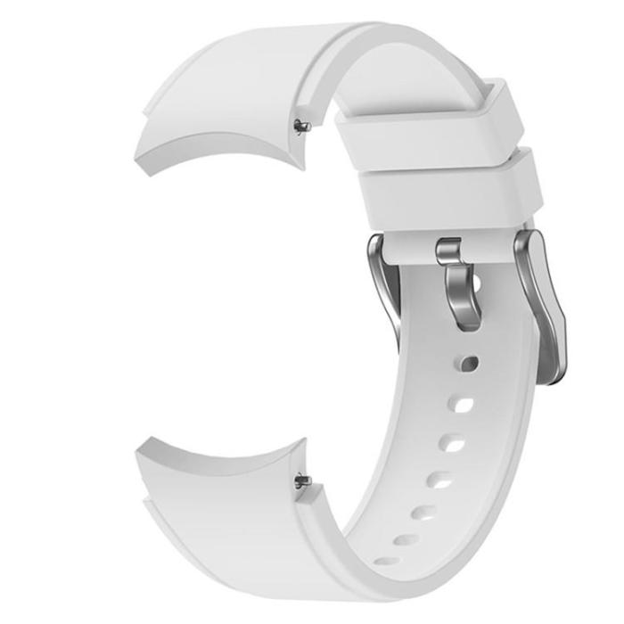 OEM - Galaxy Watch 6 (44mm) Armband Silikon - Vit