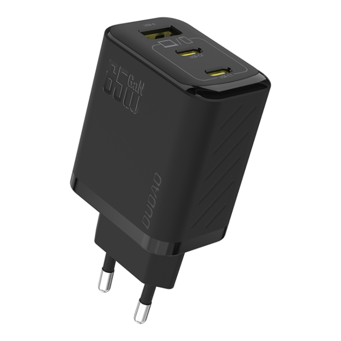 Dudao - Dudao Snabbladdare USB-A/2x USB-C 65W med USB-C Kabel