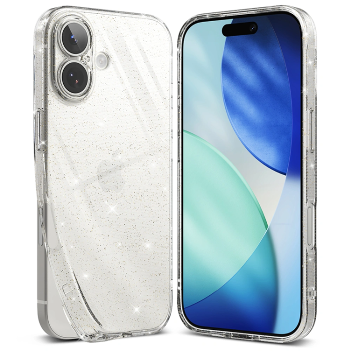 Ringke - Ringke iPhone 17 Mobilskal - Glitter Clear