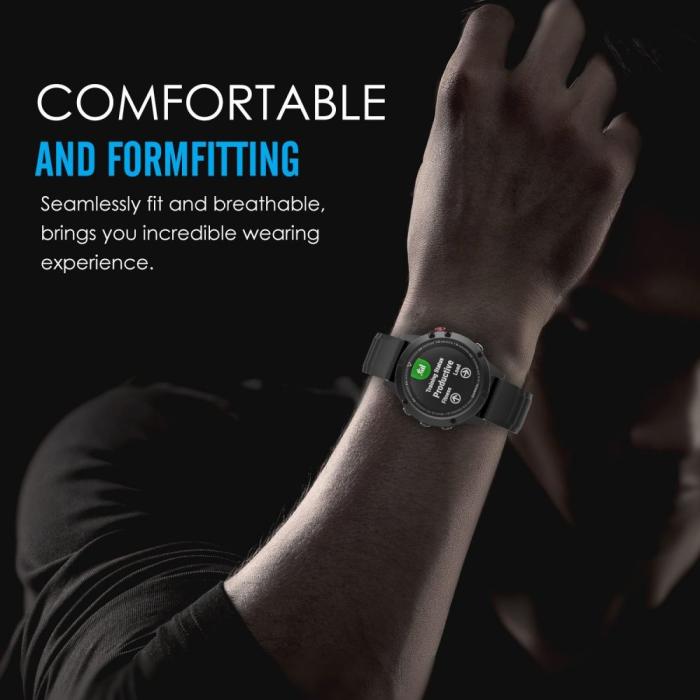 UTGATT5 - Tech-Protect Smooth Samsung Gear Fit / Fit 2 Pro Svart
