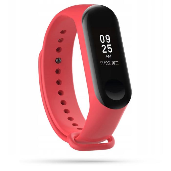 UTGATT5 - Tech-Protect Smooth Xiaomi Mi Band 3/4 Röd