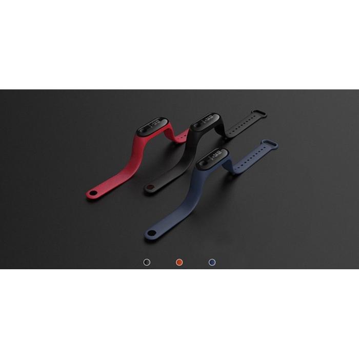 Tech-Protect - Tech-Protect Smooth Xiaomi Mi Band 3/4 Svart / Röd