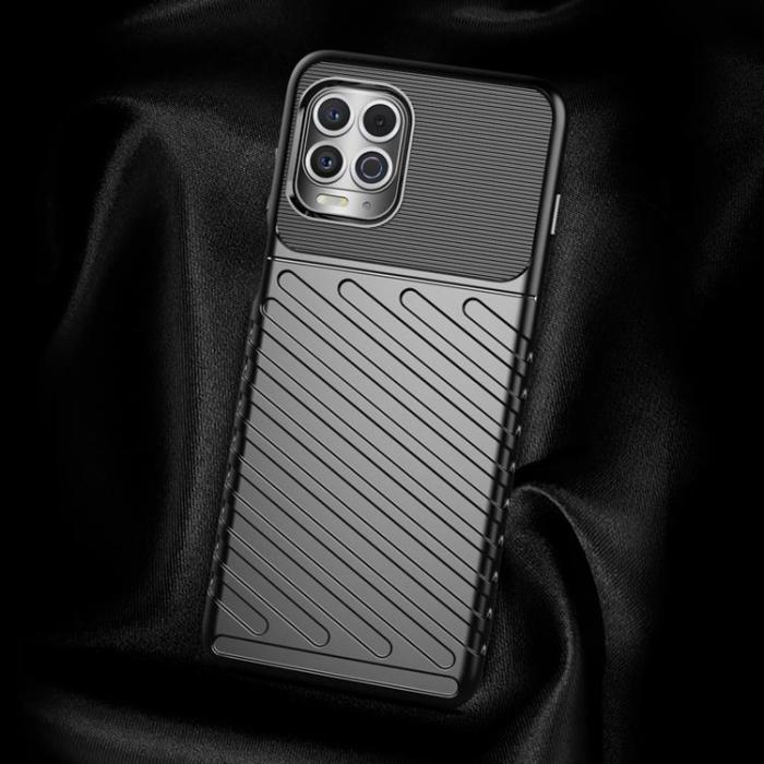OEM - Thunder Flexible Skal Motorola Moto G100 - Svart