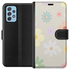 iSecrets - Plånboksfodral till Samsung Galaxy A52 5G med fejdande blommor