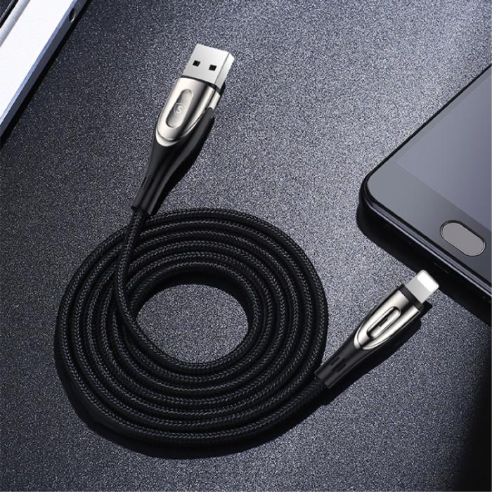 UTGATT1 - SiGN USB till Lightning Kabel, 2m, 3A - Svart