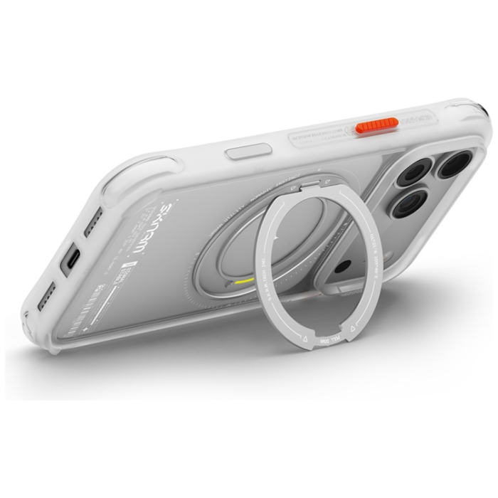Skinarma - Skinarma Mobilskal För iPhone 18 Pro/17 Pro Magsafe Atlas - Vit