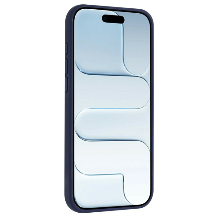 A-One Brand - iPhone 16 Pro Mobilskal MagSafe Rotary Kickstand Skin Touch - Blå