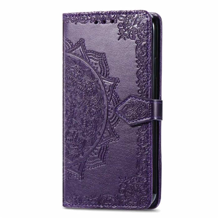 A-One Brand - Google Pixel 10/10 Pro Plånboksfodral Mandala Flower - Lila
