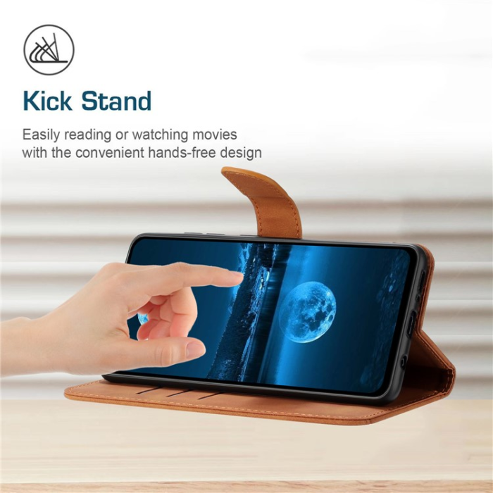 A-One Brand - Sony Xperia 1 VII Plånboksfodral Skin Touch Lines Imprinted