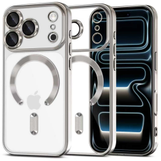 Tech-Protect - Tech-Protect iPhone 17 Pro Max Mobilskal Magsafe Flex - Shiny Silver