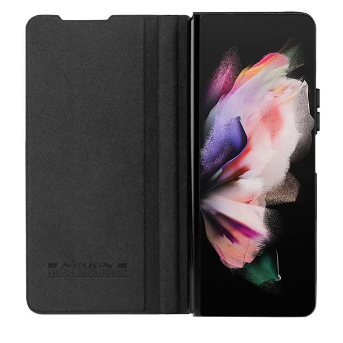 Nillkin - Nillkin Galaxy Z Fold 4 Fodral Qin Pro - Svart