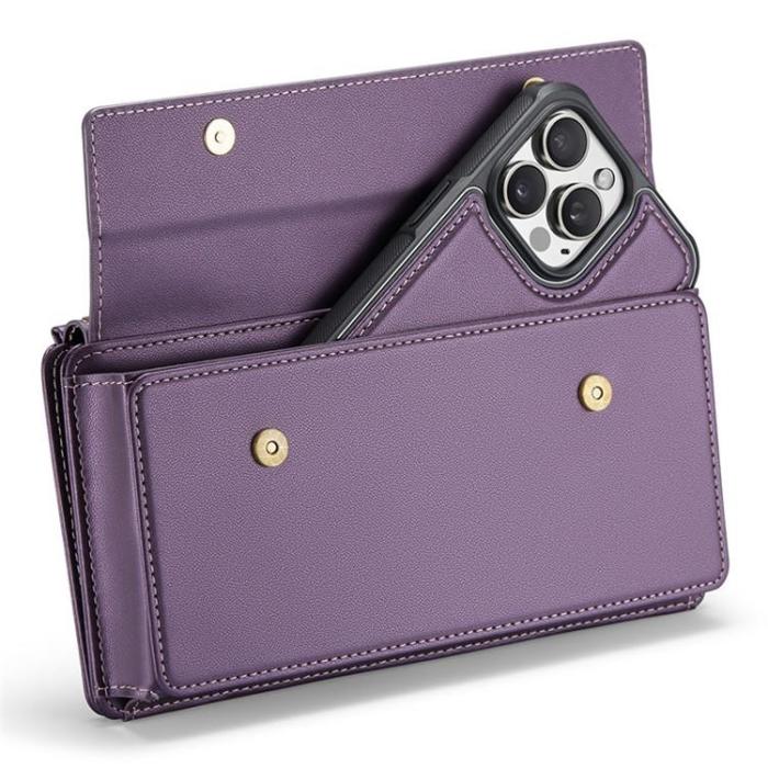 Caseme - CASEME Me20 Crossbody Väska 4.0-7.6'' Läder - Lila