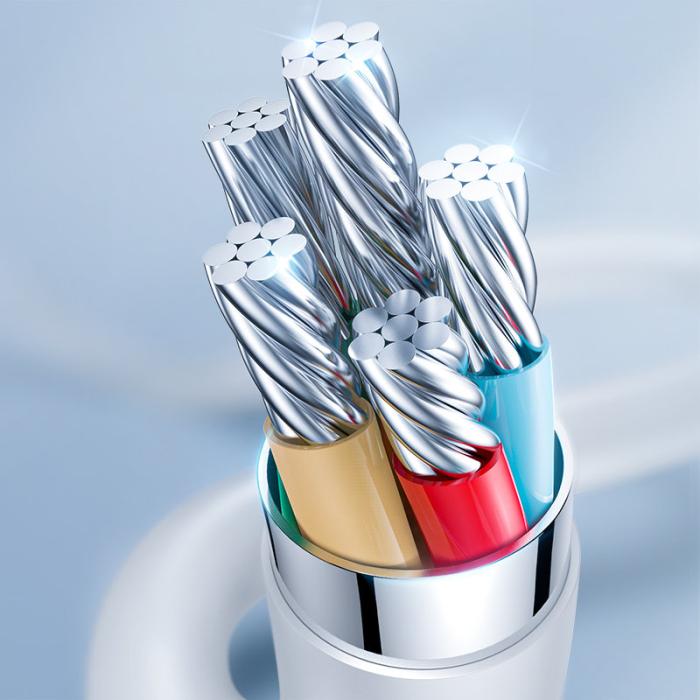 UTGATT5 - Joyroom Kabel USB-C 60W 3A 0.25m - Vit