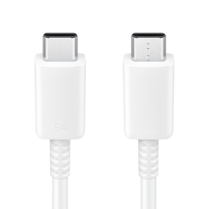 OEM - Samsung USB-C till USB-C kabel 100W 5A 1m - Vit