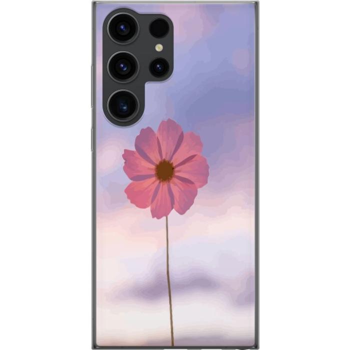 iSecrets - Mobilskal till Samsung Galaxy S24 Ultra med Rosa blomma