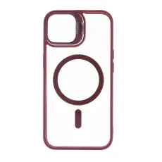 OEM - iPhone 16 Mobilskal MagSafe Extra Lens - Maroon