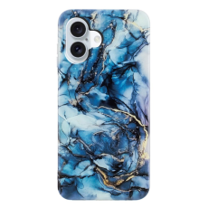 A-One Brand - iPhone 17 Mobilskal Marble Pattern Painted TPU - Grå