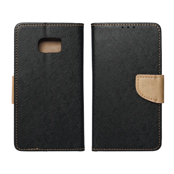 OEM - Galaxy A16 Plånboksfodral Fancy - Svart/Guld